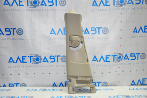 Center pillar trim upper belt left Honda Accord 13-17 beige, scratches