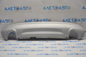 Rear bumper trim lower Ford Escape MK3 13-19 prerest 2 pipes, pressed