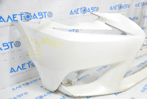 Front bumper bare Lexus IS 14-16 pre-rest white dented, sawed, no fragment, made