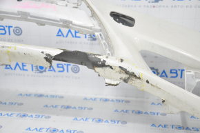 Front bumper bare Lexus IS 14-16 pre-rest white dented, sawed, no fragment, made