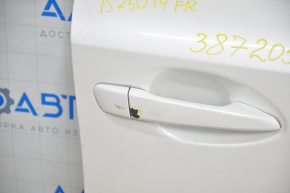 Door assembly front right Lexus IS 14-20 under keyless white 077 paint peeled off handles