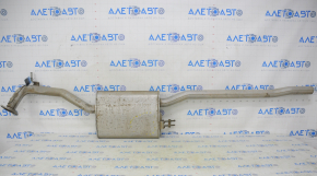 Exhaust line middle part cut out catalytic converter Hyundai Santa FE 19-20 2.4 AWD, dented