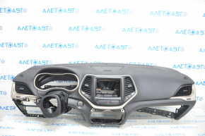 Torpedo front panel with AIRBAG Jeep Cherokee KL 14-23 black