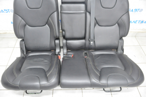 Rear row of seats 2nd row Jeep Cherokee KL 14-18 airbag, manual, black leather,