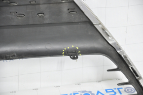 Radiator grill assembly Lexus IS 14-16 bump on chrome, scratches on overlay, broken fastener
