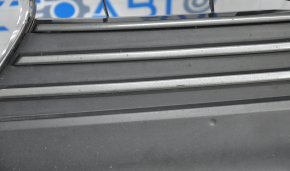 Radiator grill assembly Lexus IS 14-16 bump on chrome, scratches on overlay, broken fastener
