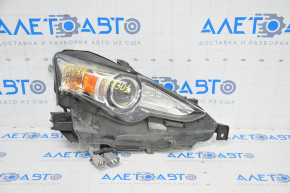 Front right headlight complete Lexus IS 14-17 xenon, pre-rest sand, for polishing