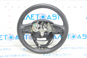 Naked steering wheel Jeep Cherokee KL 14-21 leather black, heated, with lower pad