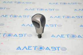 Gear knob Jeep Cherokee KL 14-18 rubber, beige overlay