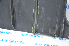 Tesla Model X 16-21 rear bumper guard, torn, scuffed, dented