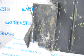 Tesla Model X 16-21 rear bumper guard, torn, scuffed, dented