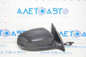 Right side mirror Jeep Cherokee KL 14-18 7+2 pins, turn signal, heating, backlight, black