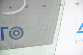 Front left door glass for Lexus IS 14-20