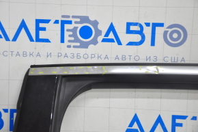 Door assembly rear left Lexus RX350 RX450h 16-22 hybrid, keyless, blue, no overlays, crumpled molding, bumps, bump on molding