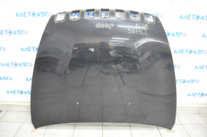 Hood bare Jeep Cherokee KL 14-15 pre-rest black PXJ, paint swelled, poke