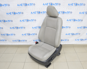 Driver's seat Lexus IS 14-20 with airbag, electric, gray leather, worn leather, for cleaning