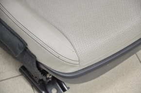 Driver's seat Lexus IS 14-20 with airbag, electric, gray leather, worn leather, for cleaning
