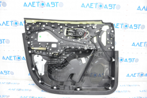 Door trim card front right Jeep Cherokee KL 14-18 black with black insert leather