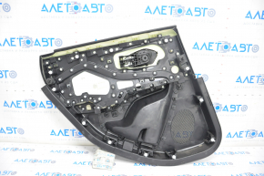 Door trim card rear right Jeep Cherokee KL 14-18 black with black insert leather, butt