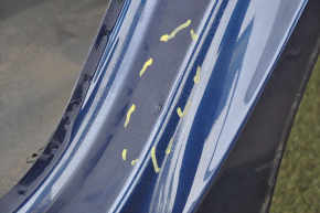 Quarter wing rear left Hyundai Santa FE 19-23 blue, pokes