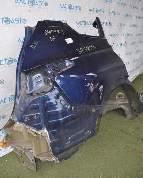 Quarter wing rear right Hyundai Santa FE 19-23 blue