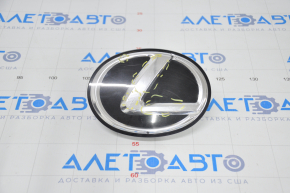 Radiator grille emblem Lexus IS 14-16 chip, cracks in glass