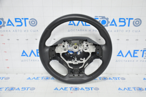 Naked steering wheel Lexus IS 14-20 black leather, no petals, scratches, cracked leather
