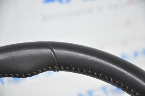 Naked steering wheel Lexus IS 14-20 black leather, no petals, scratches, cracked leather