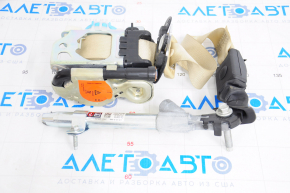 Passenger seat belt with tensioner Tesla Model X 16-19 beige, shot