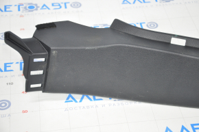 Rear pillar trim lower left Lexus IS 14-20 black scratches, plastic turned white