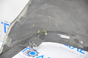 Bare front bumper lower part Jeep Cherokee KL 14-18 without overlay, structure, rubbed, dented, broken fastener