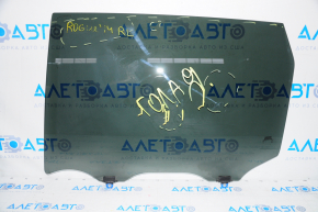 Glass of the rear left door Nissan Rogue 14-20 factory tinted, scratches