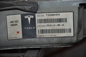 Battery pack VVB complete Tesla Model S 2012 P85 95k remaining 73.1kW