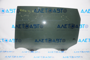 Glass of the rear left door Nissan Rogue 14-20 factory tinted, scratches