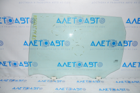 Glass of the rear left door Nissan Rogue 14-20 without tinting, scratches