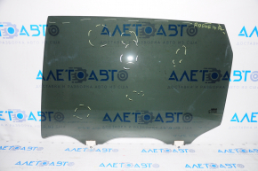Glass of the rear left door Nissan Rogue 14-20 factory tinted, scratches