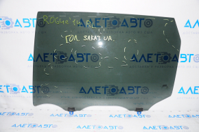 Glass of the rear left door Nissan Rogue 14-20 factory tinted, scratches