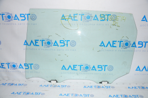 Glass of the rear left door Nissan Rogue 14-20 without tinting, scratches