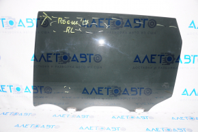 Glass of the rear left door Nissan Rogue 14-20 factory tinted, scratches