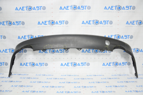 The rear bumper lip of Lexus IS 14-16 is dented, filed, scratched
