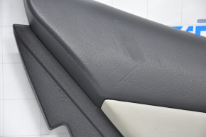 Door trim card rear left Lexus IS 14-20 leather gray scratches, rubbed