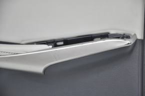 Door trim card rear left Lexus IS 14-20 leather gray scratches, rubbed