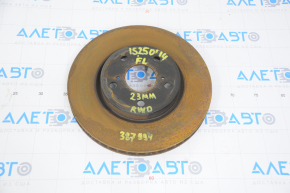 Front left brake disc Lexus IS 14-23 RWD 295/27mm rusty