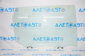 Glass of the rear right door Nissan Rogue 14-20 without tinting, scratches