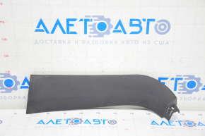 Trunk door trim right Tesla Model S 12-20 black, broken fastener