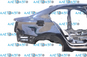Quarter wing rear right VW Jetta 11-18 USA black L041, on the body