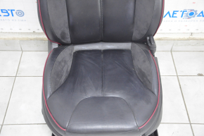 Passenger seat Tesla Model S 12-15 pre-rest, with airbag, electric, leather + suede black