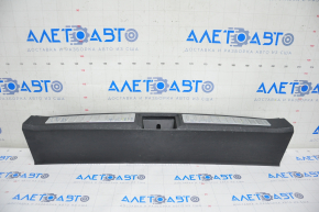 Tesla Model S 12-15 pre-restored rear trunk opening trim, Signature, with chrome, scratches, bumps on chrome