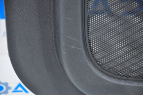 Door trim card front right Lincoln MKC 15-19 leather black, with gray insert, scratches, pressed