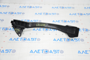Left trunk lid hinge trim Lexus IS 14-20 crack in fastening, plastic turned white